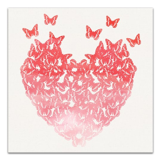 Watercolor Butterfly Canvas Wall Art